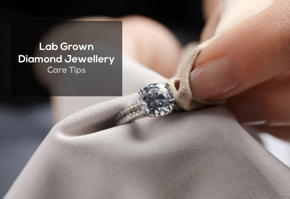 lab grown diamond jewellery care tips