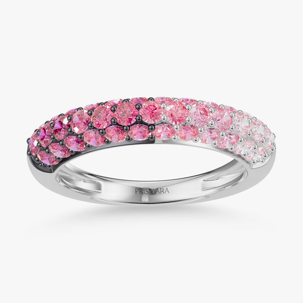 Blush Mirage Ombre Gem Band