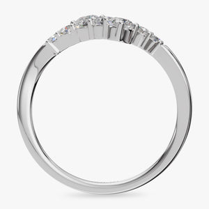 Stellar Crossover Diamond Ring